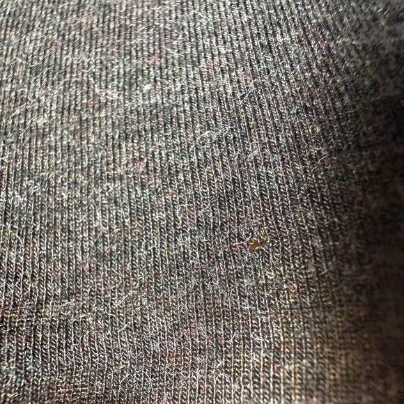 Eileen Fisher Long Sleeve Droop Neck Knit Dress SZ S Brown Minimalist Small Flaw - Picture 7 of 7